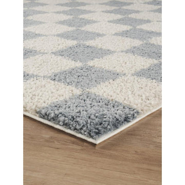 Chester Check CHS01 Duck Egg Runner-Desire Rugs-Rug Love - The Most Loved Rug Store